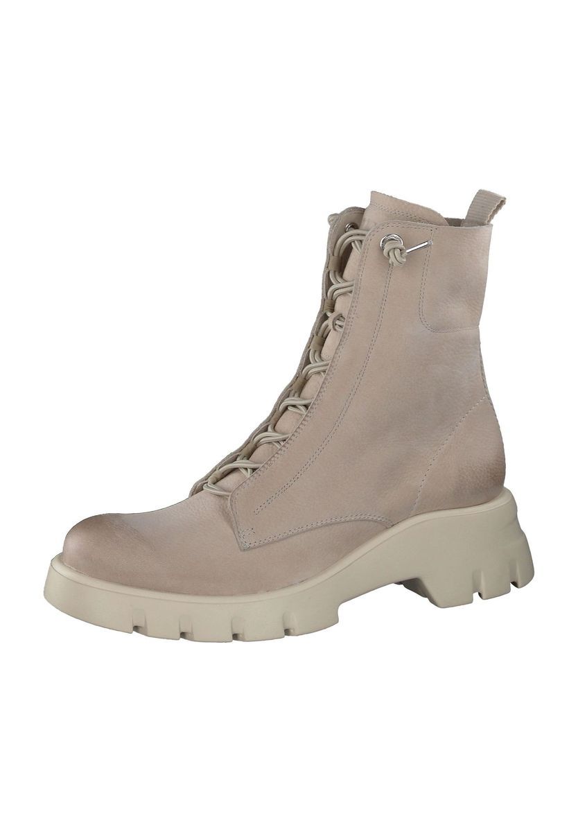 Schnürstiefeletten aus Leder