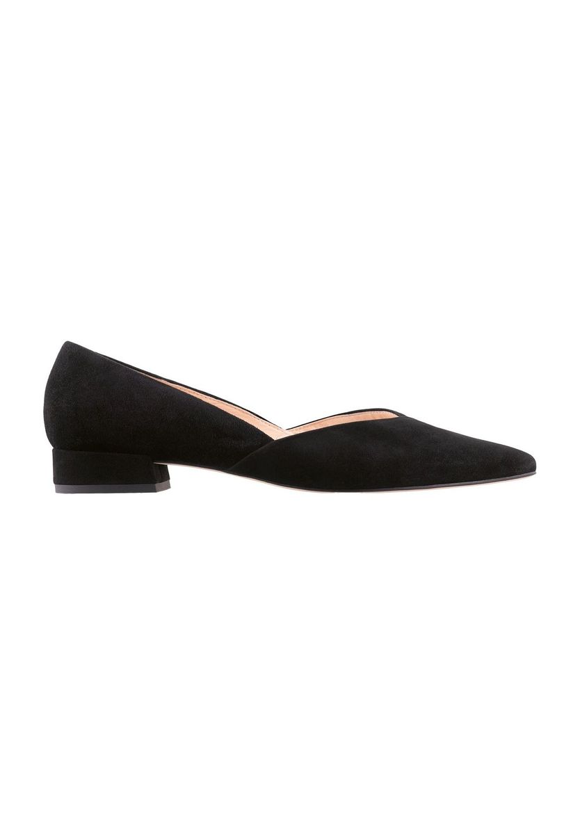 Elegante Wildleder Ballerinas mit spitzer Zehenpartie