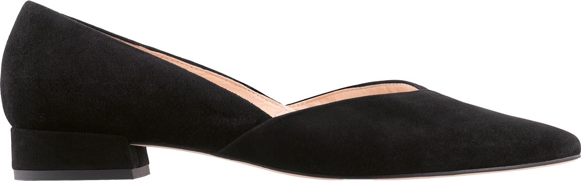 Elegante Wildleder Ballerinas mit spitzer Zehenpartie