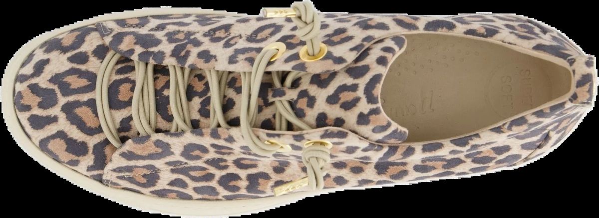 Plateau Sneaker mit Leopardenmuster