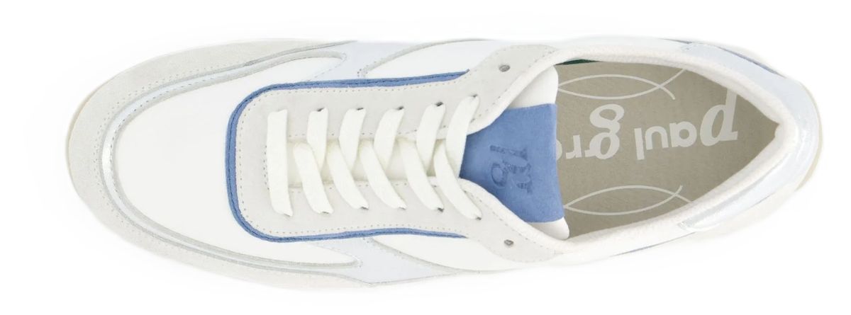 Retro-inspirierter weißer Mode-Sneaker
