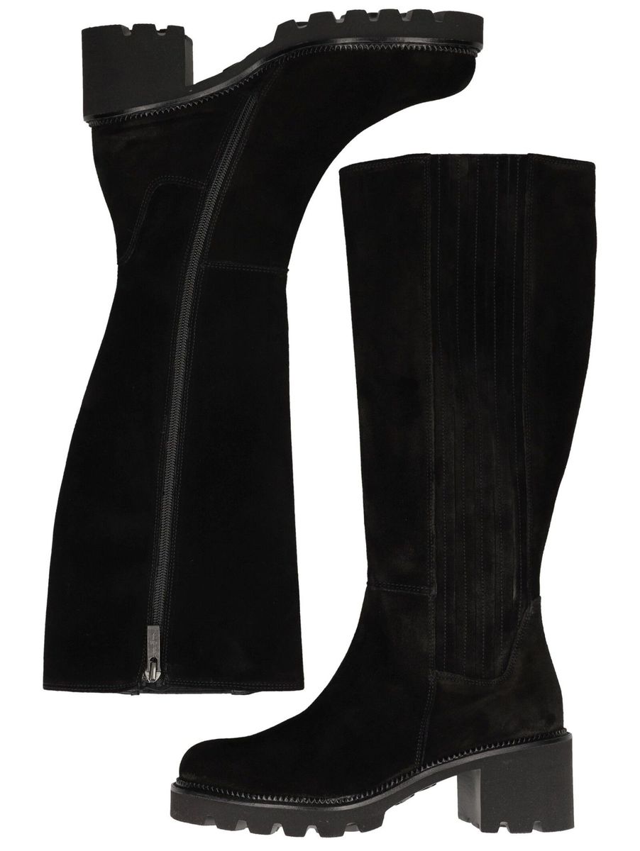 Elegante Wildleder Kniehohe Stiefel
