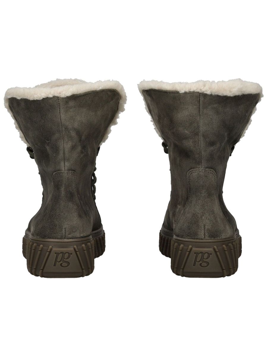 paul green Veloursleder Stiefelette, grün, 36