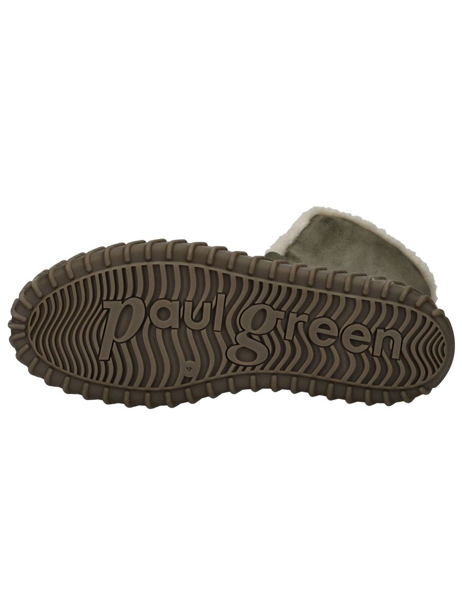 paul green Veloursleder Stiefelette, grün, 36