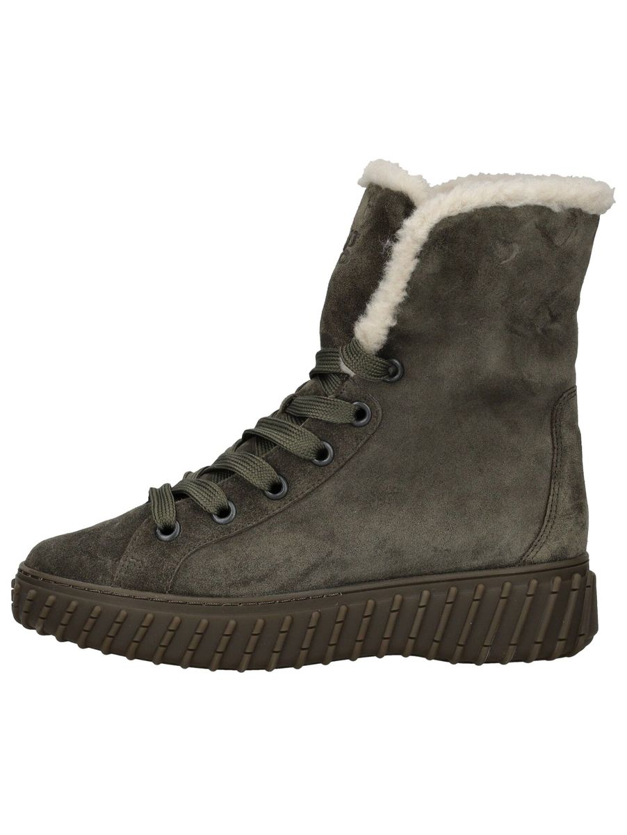 paul green Veloursleder Stiefelette, grün, 36