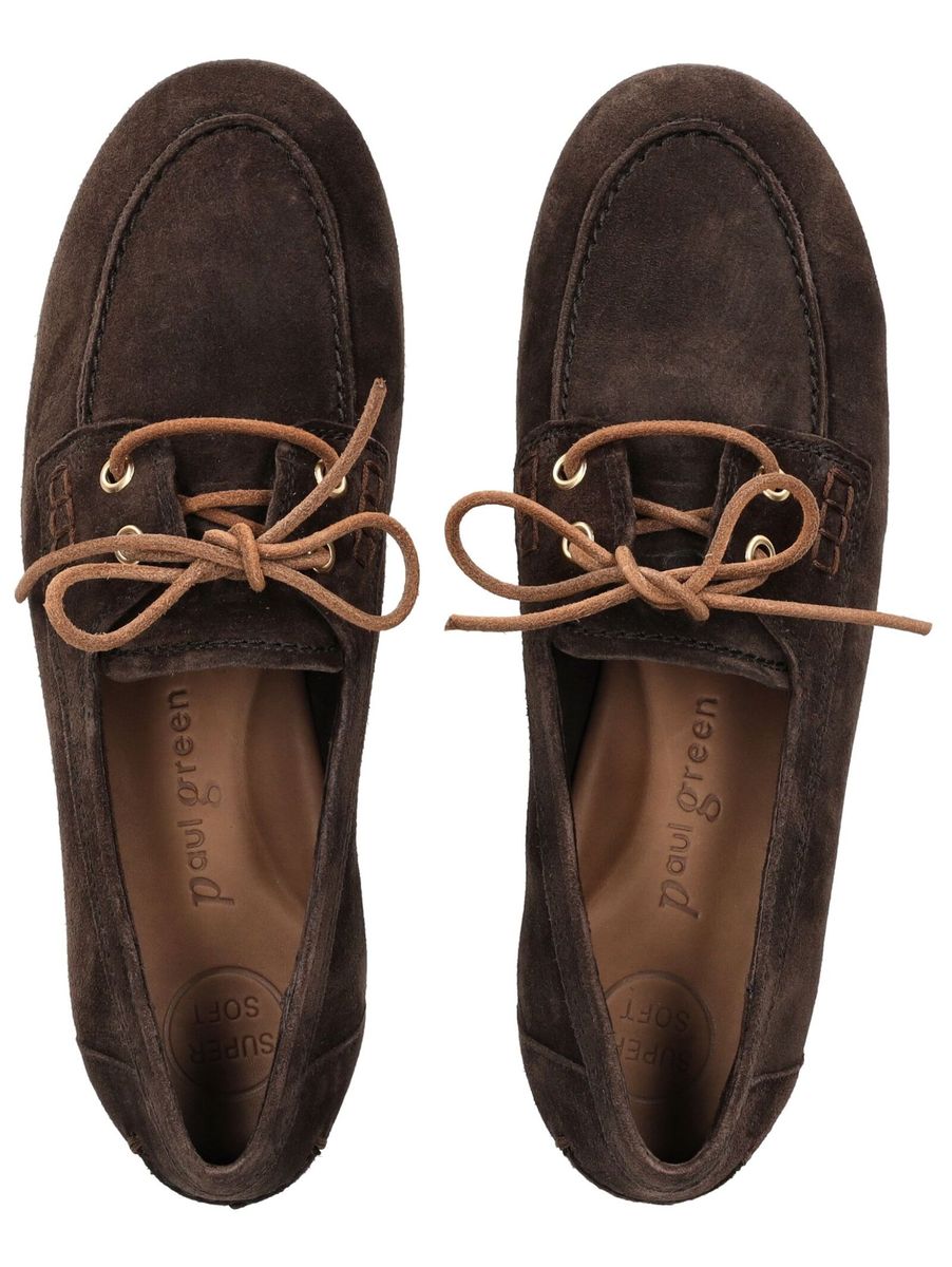 Elegante Bootsschuhe aus Veloursleder