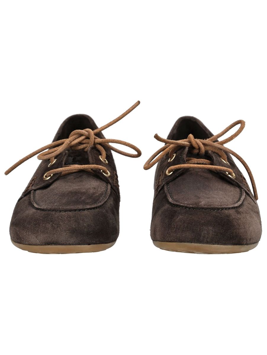 Elegante Veloursleder Schnürschuhe