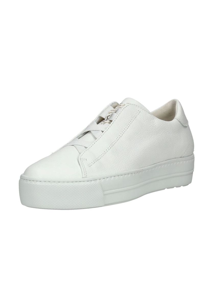 Plateau-Slip-On-Sneakers aus Leder