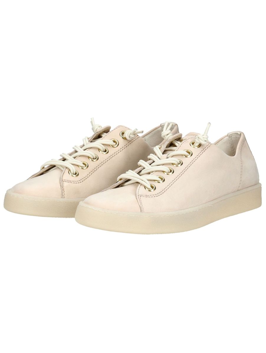 Elegante beige Ledersneakers für Freizeit