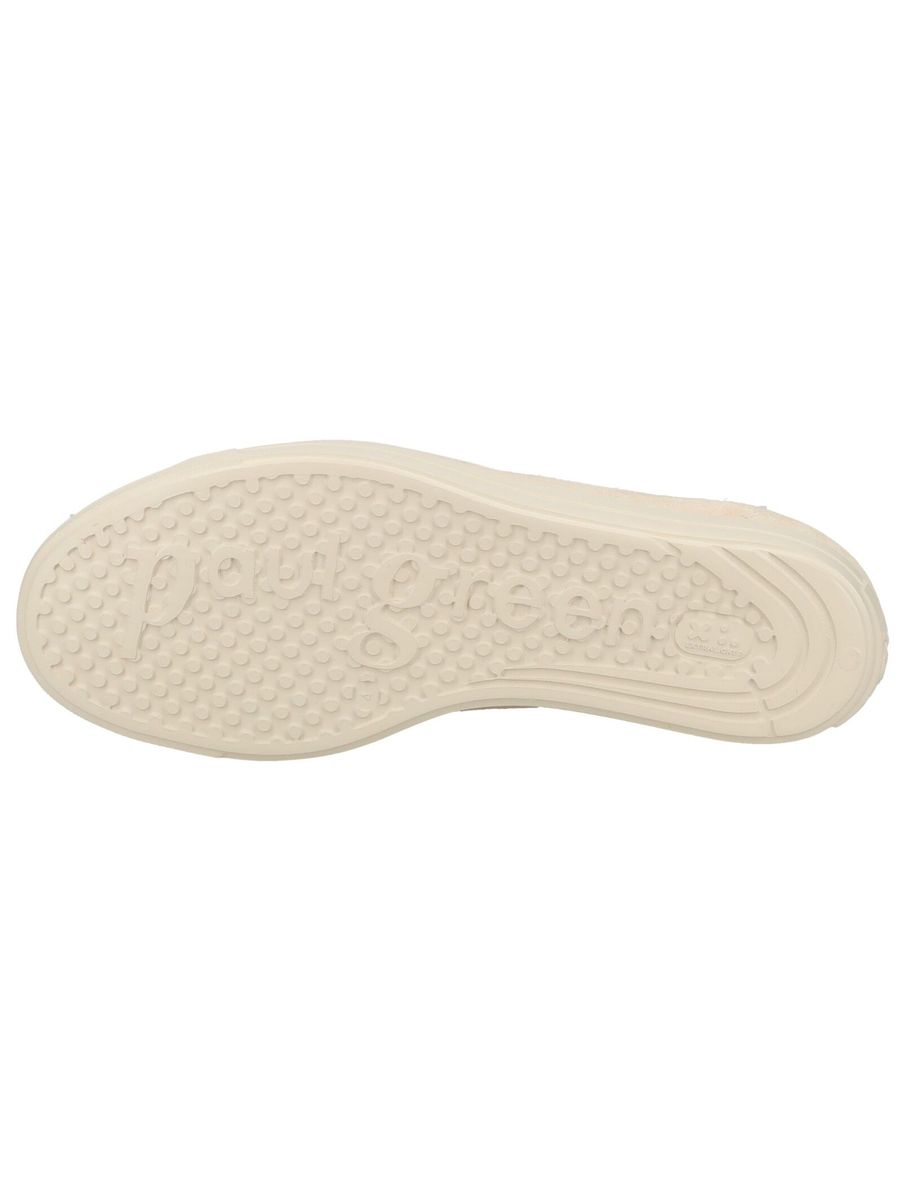 Beige Wildleder Plateau Schlupf-Sneakers