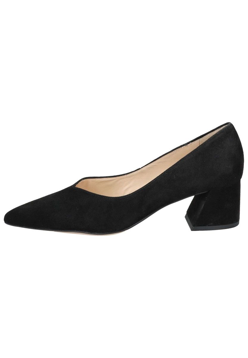Elegante Wildleder-Pumps mit Blockabsatz