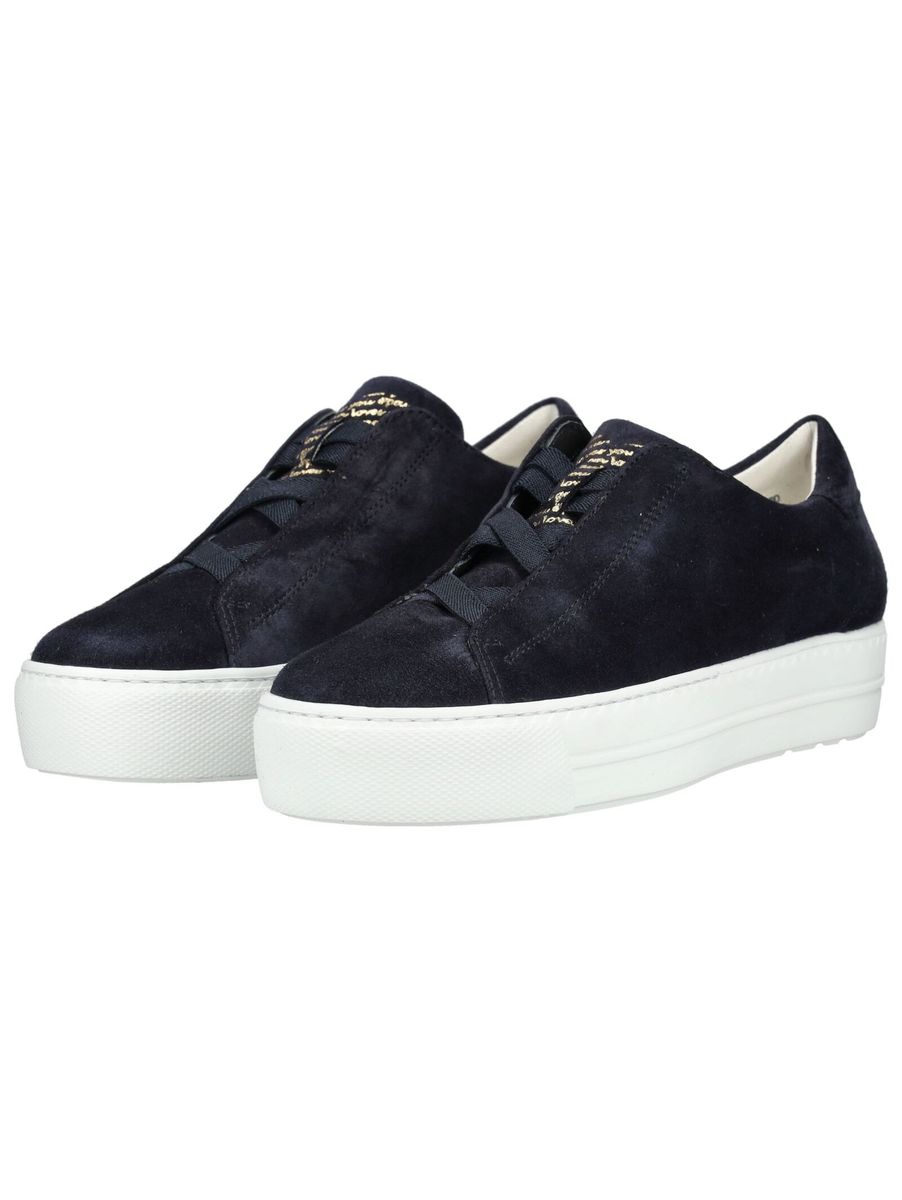 Damen Wildleder Plateau Schlupf Sneaker