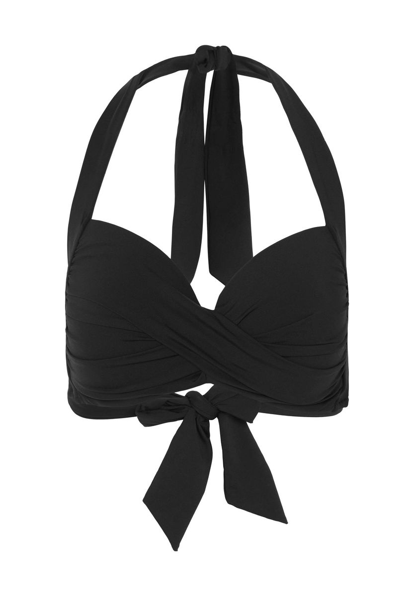 Neckholder-Bikini-Oberteil mit Twist