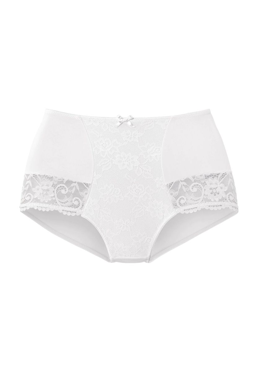 High-Waist Slip mit Spitzendetail