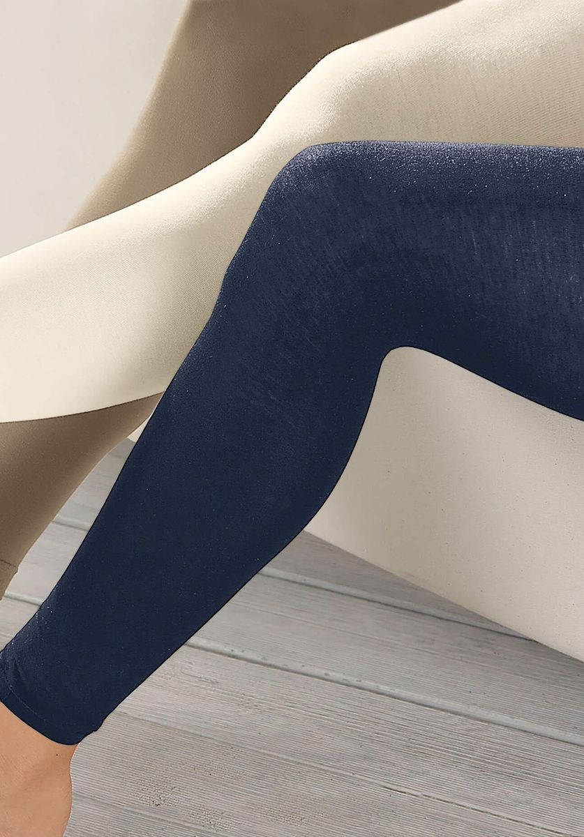 Feinstrick Leggings aus Bio-Baumwolle