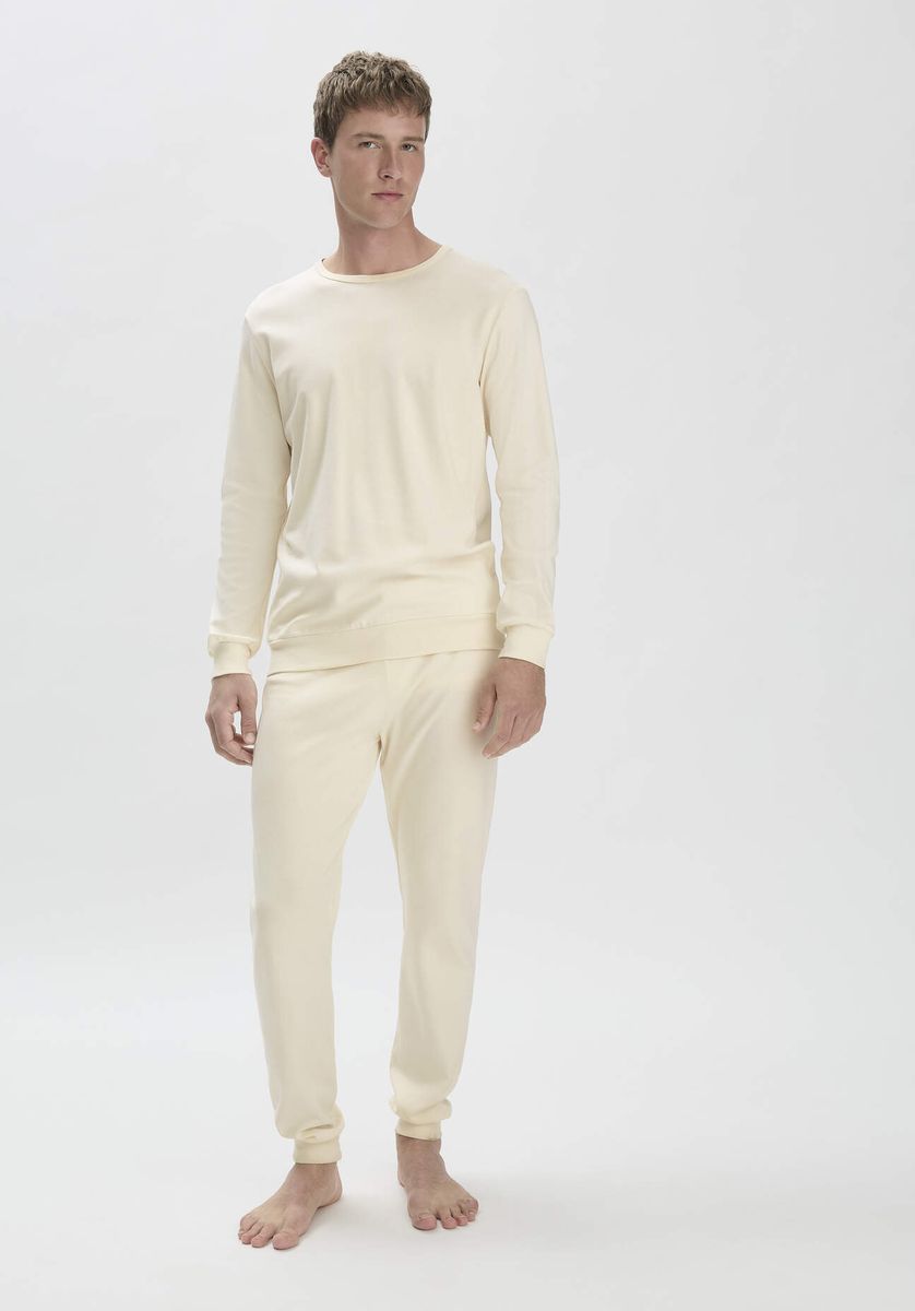 Langarm-Pyjama-Set aus Bio-Baumwolle