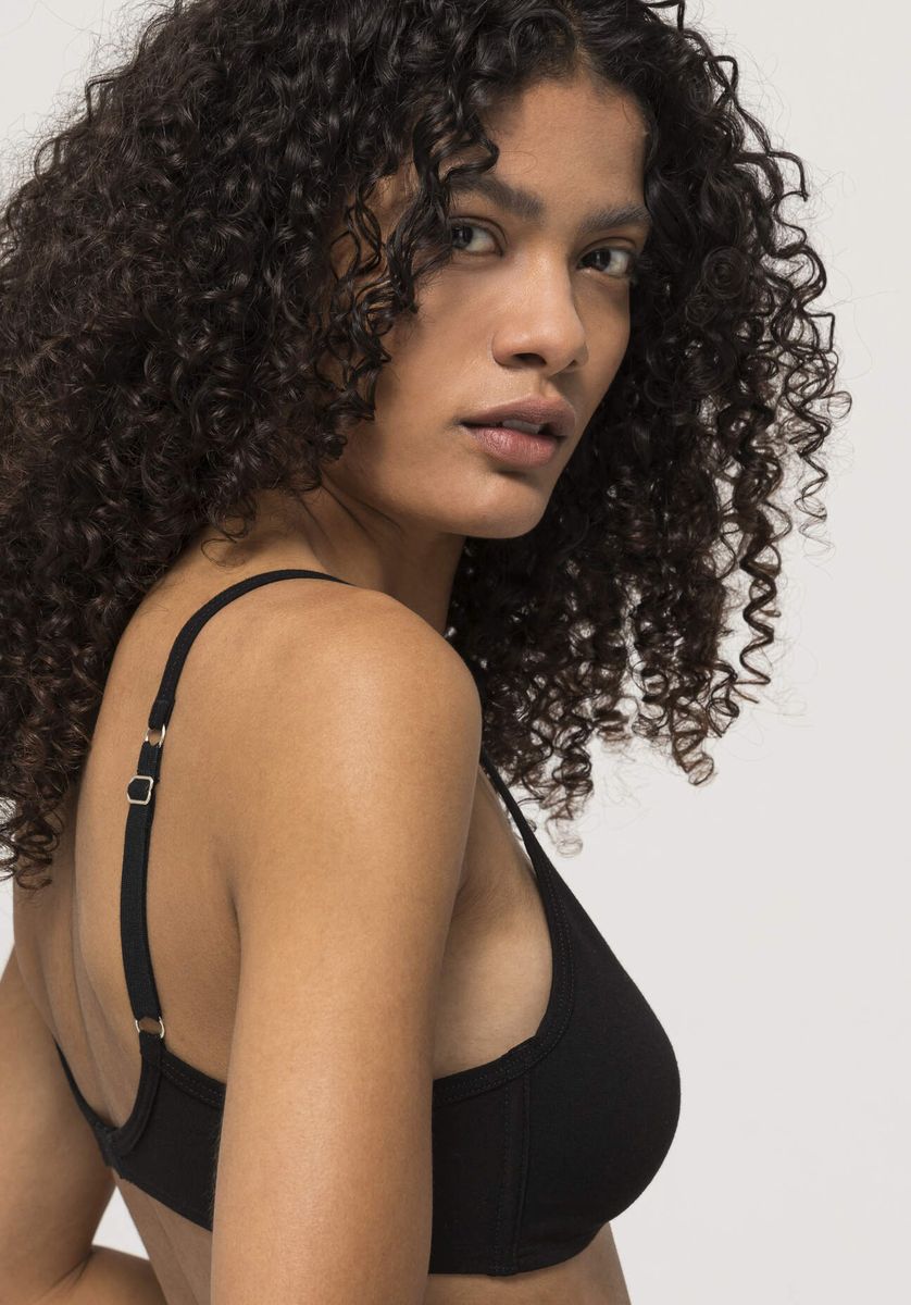 Bügelloser Triangel BH aus Baumwolle