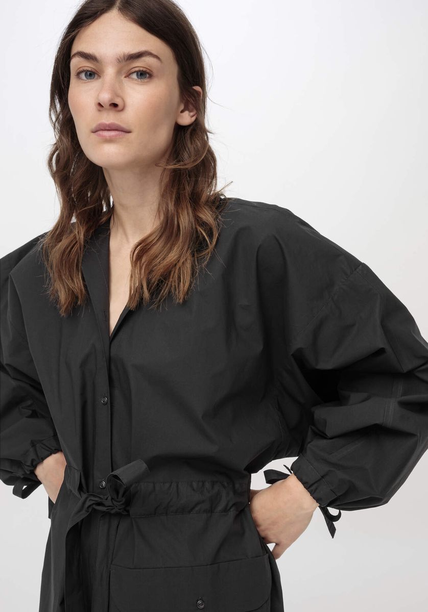 Oversize Midikleid aus Bio-Baumwoll-Popeline