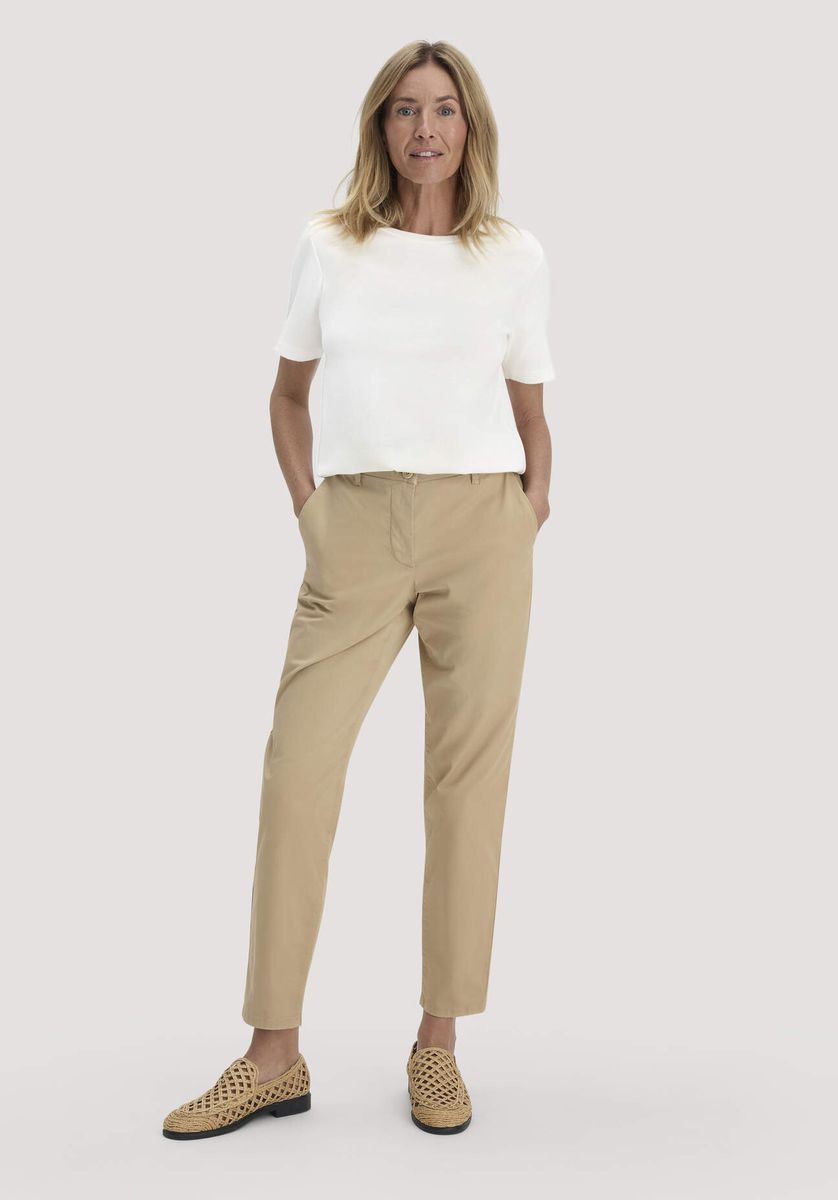 Lässiges Baumwoll-Jersey-T-Shirt