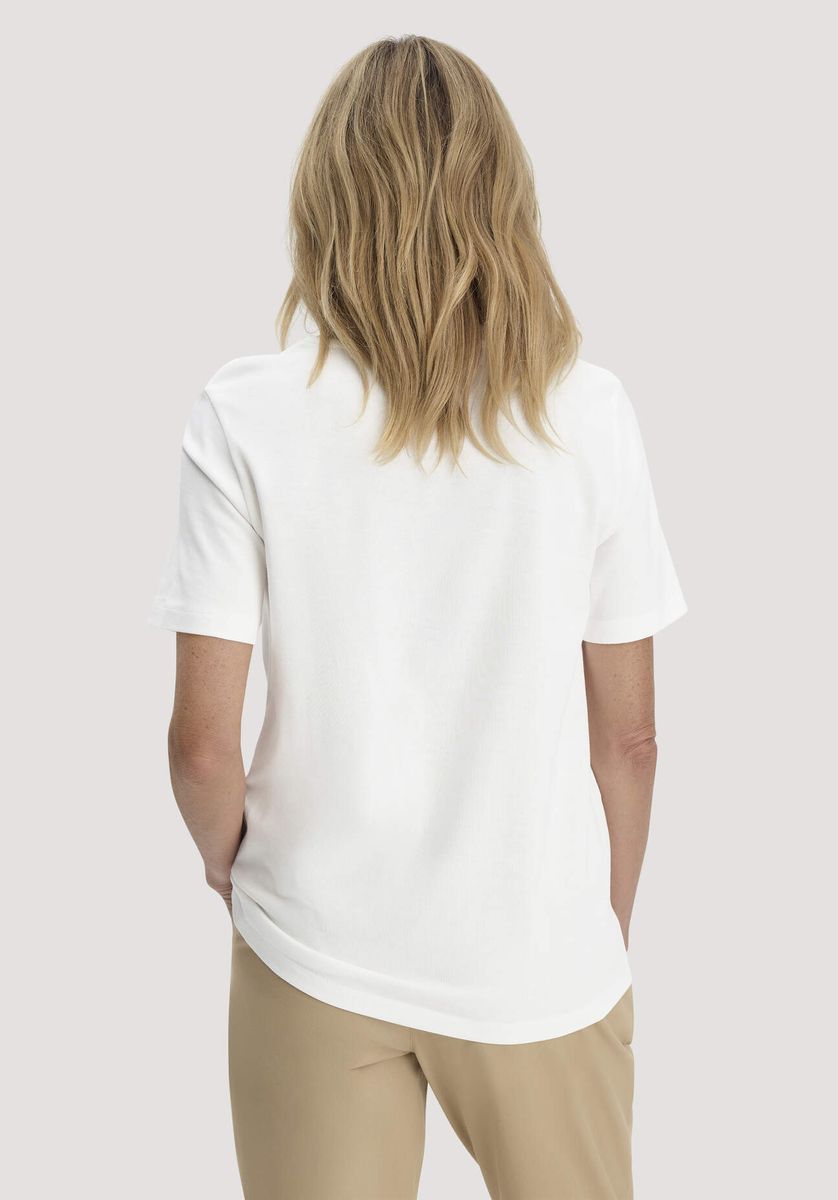 Lässiges Baumwoll-Jersey-T-Shirt