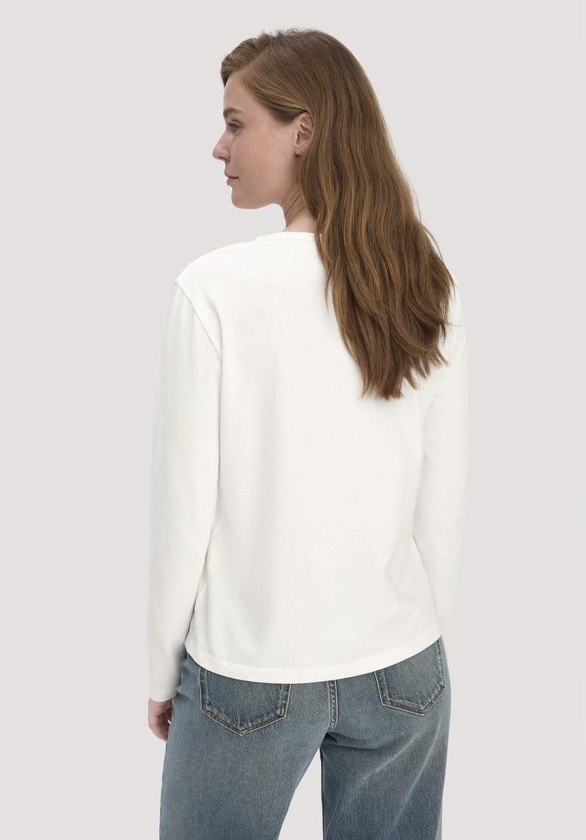 hessnatur Damen Heavy Shirt Relaxed aus Bio-Baumwolle - weiß - Größe 34