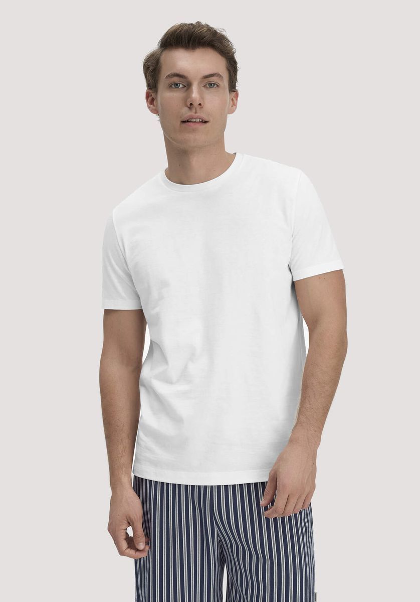 hessnatur Herren T-Shirt PURE COTTON aus Bio-Baumwolle - weiß - Größe 46