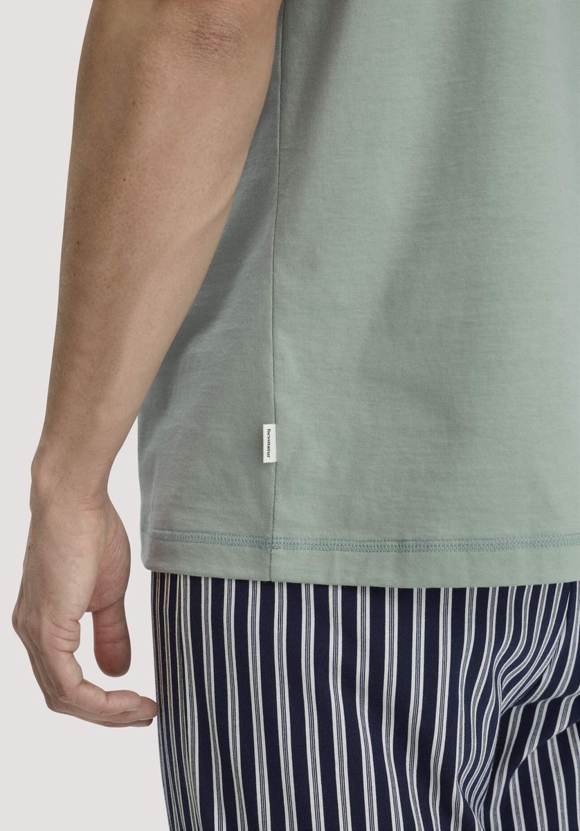 hessnatur Herren T-Shirt PURE COTTON aus Bio-Baumwolle - grün - Größe 46