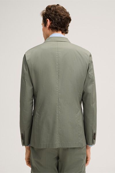 Windsor Baristo Olivgrüner Doppelreiher-Blazer aus Baumwollmischung