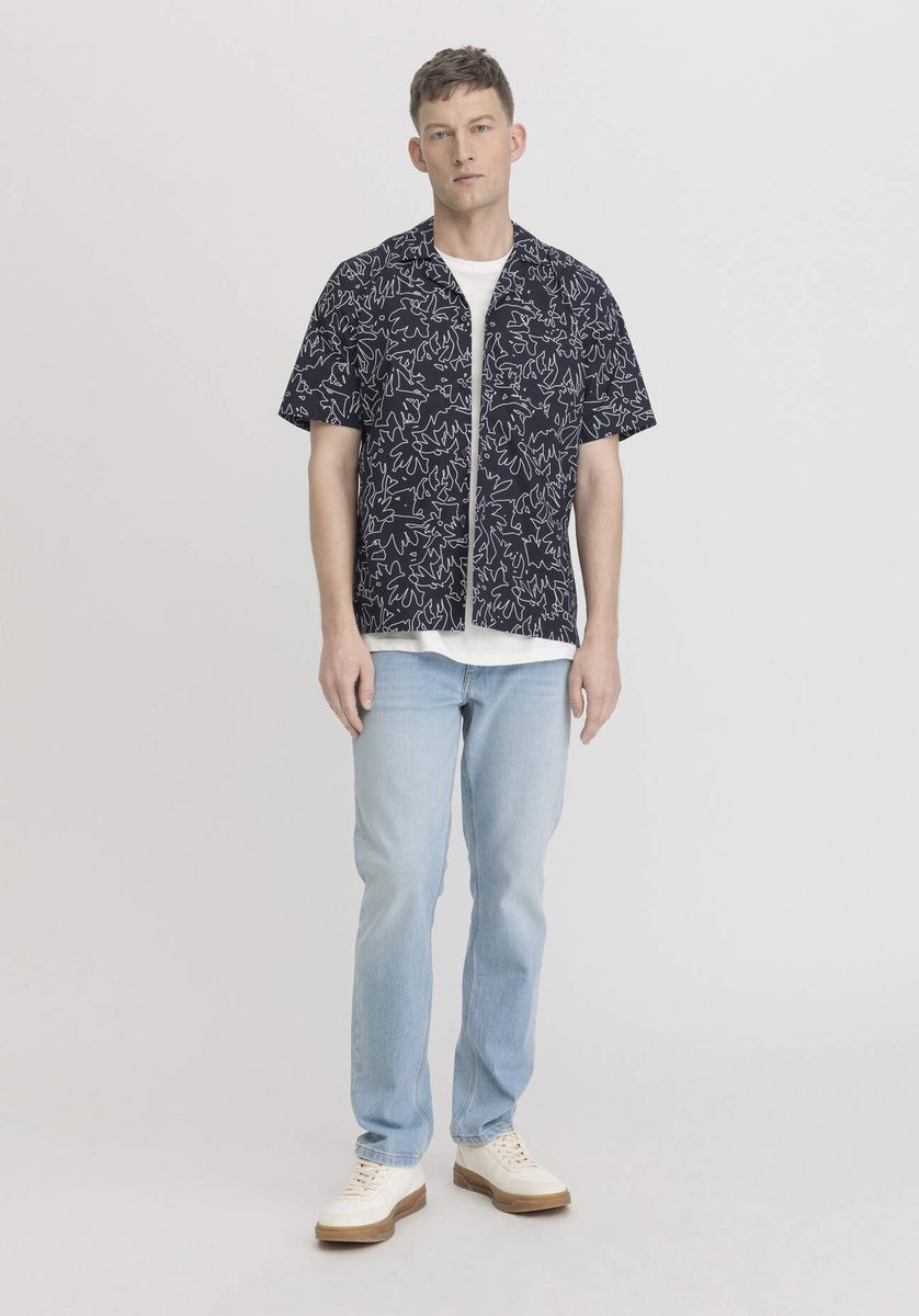 Bedrucktes, lässiges Resort-Hemd