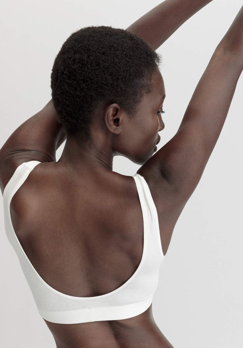 Weiches Bio-Baumwoll-Komfort-Bustier