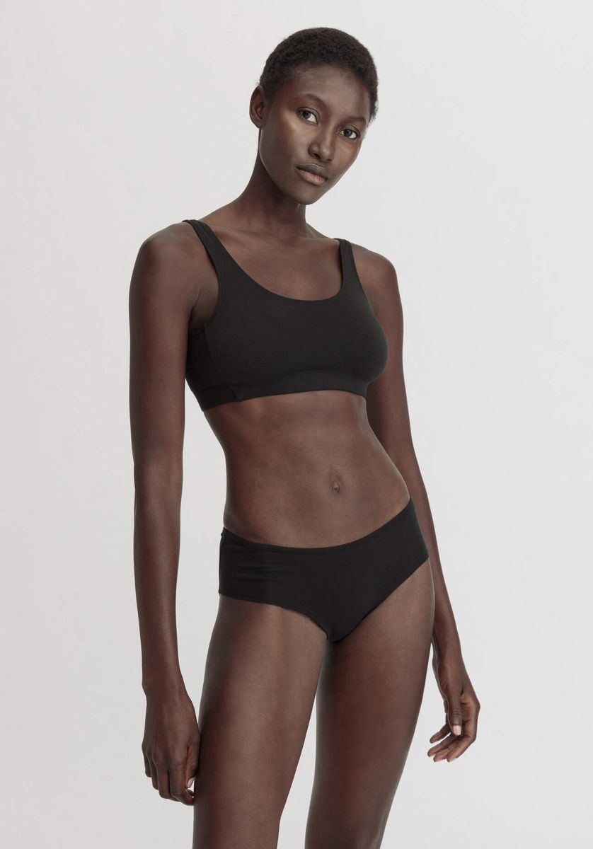 Weiches Baumwoll-Bustier-Top