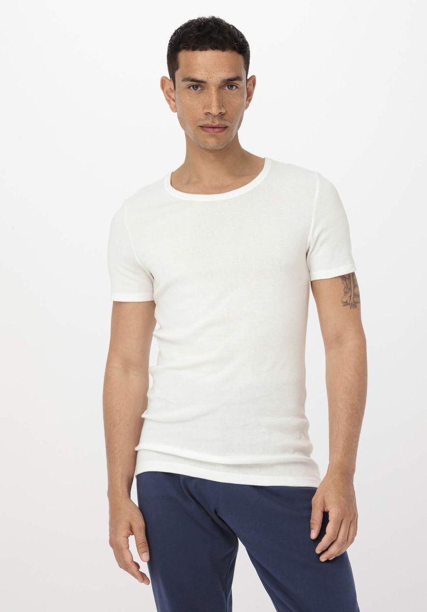 Bio-Baumwoll Unterhemd Doppelpack Feinripp