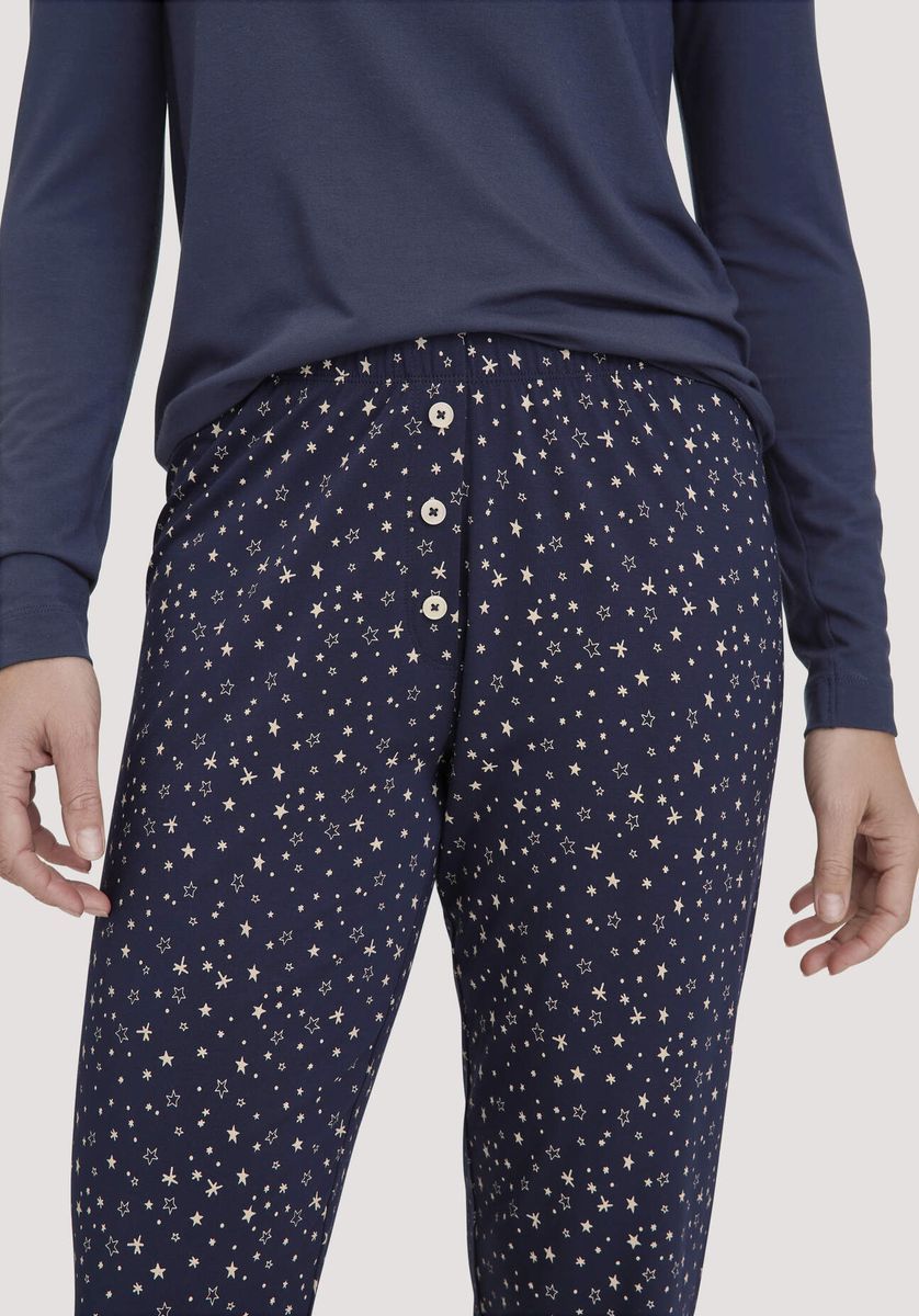 Modal Jersey Schlafhose mit Sternenmuster