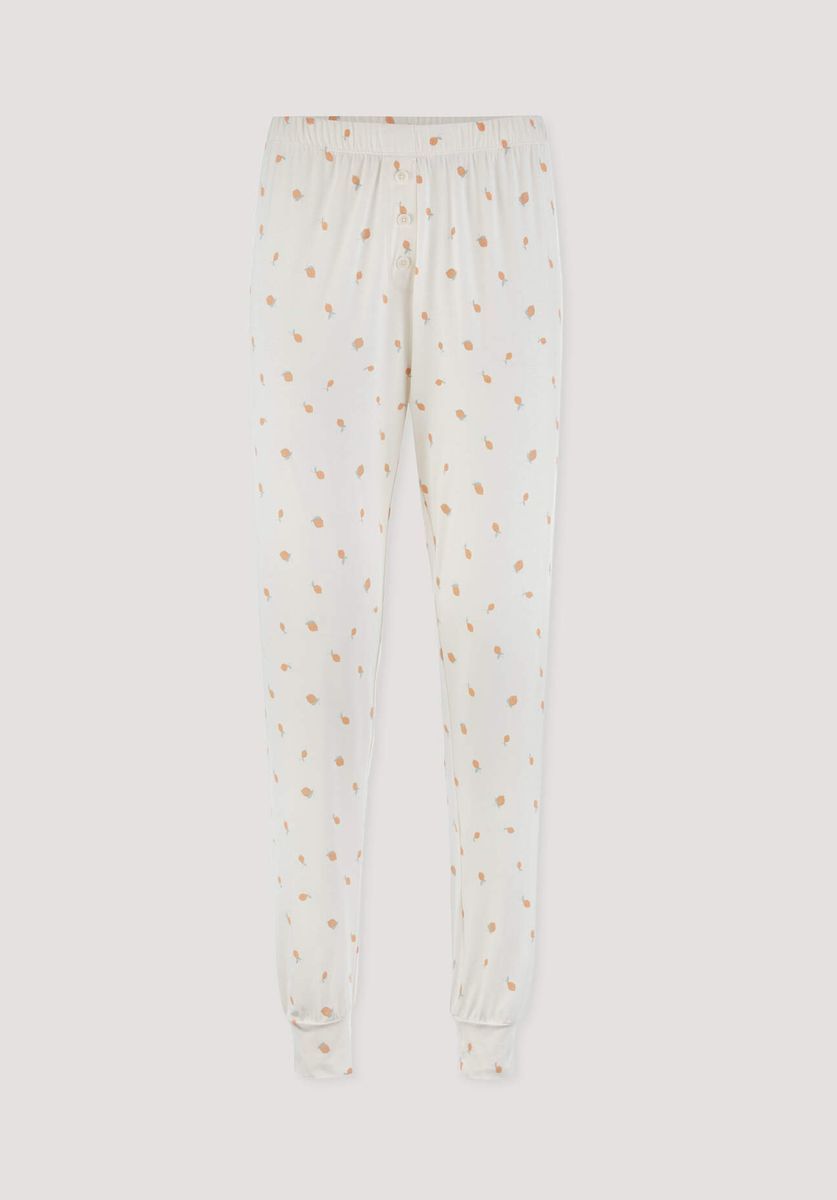 hessnatur Damen Schlafhose PURE FLOW aus TENCEL™ Modal - orange - Größe 34