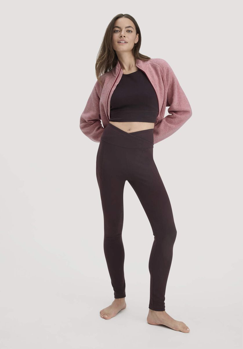 Aktives Highneck Crop Bustier-Top