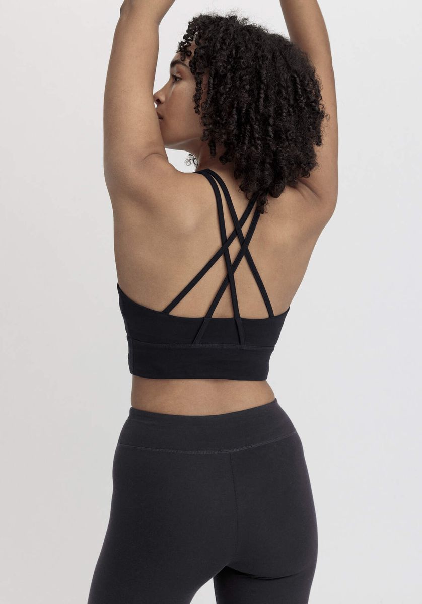 Aktives High-Neck Bustier aus Bio-Baumwolle