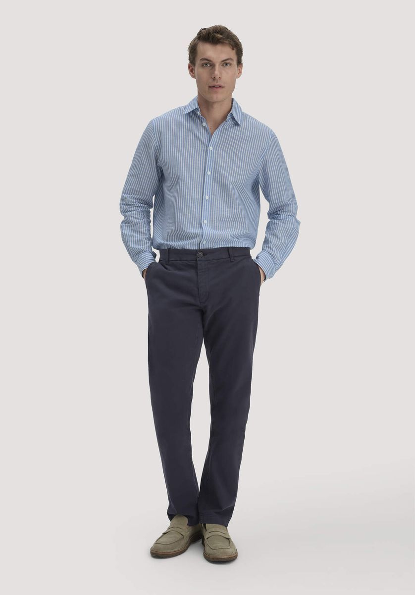 Klassische Regular Fit Baumwoll Chinos