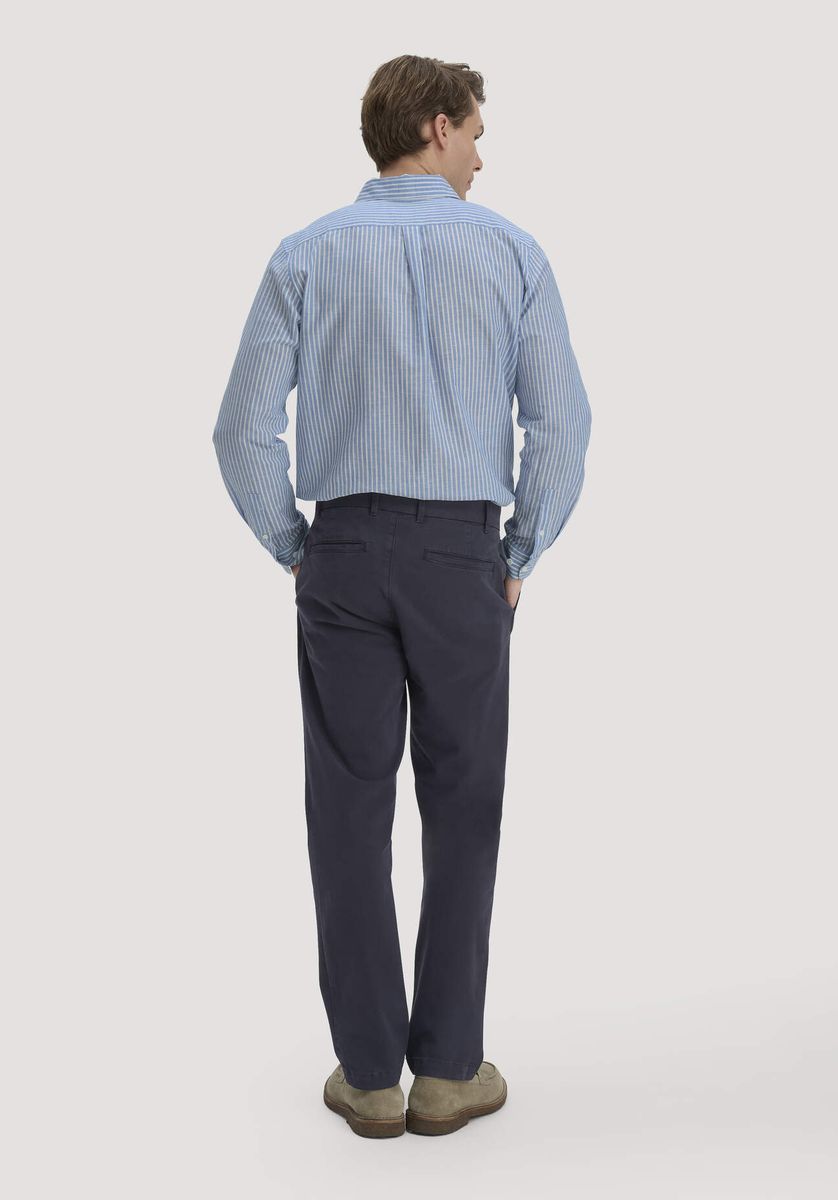 Klassische Regular Fit Baumwoll Chinos