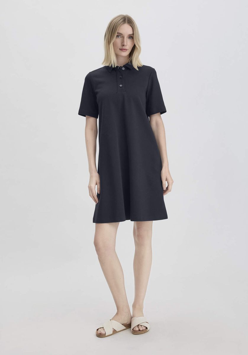 Lässiges Jersey-Strickkleid in Knielänge