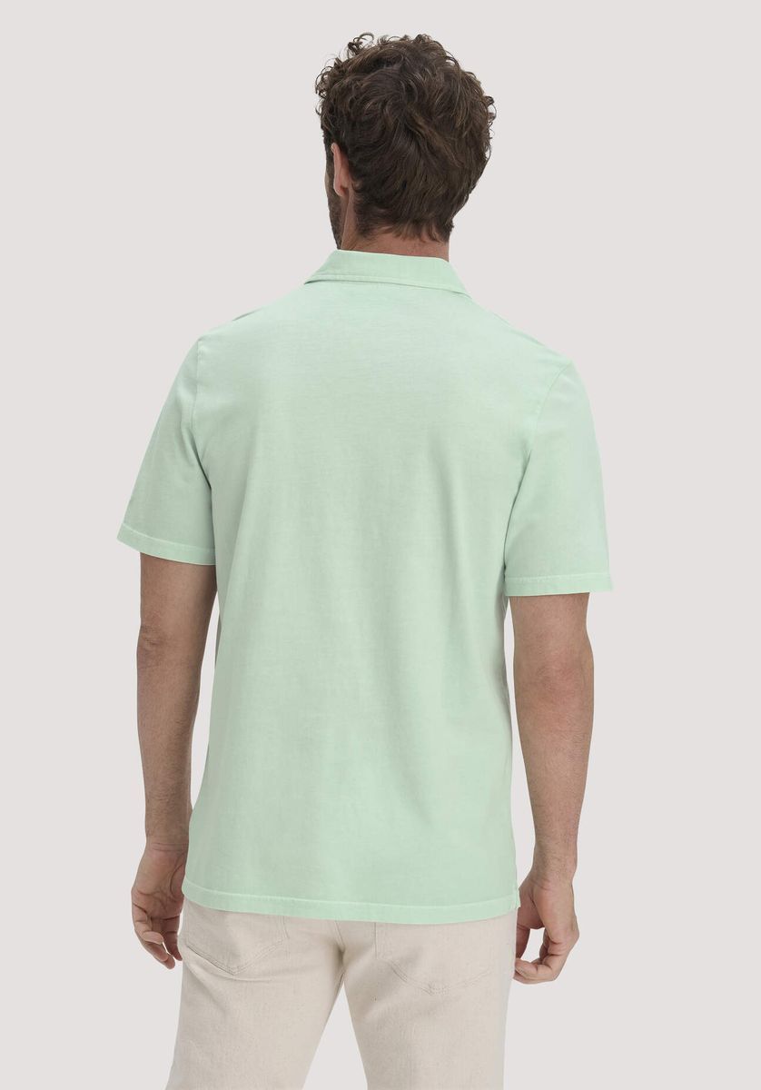 hessnatur Herren Jersey Polo Regular aus Bio-Baumwolle - grün - Größe 46