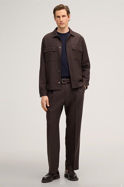 Windsor Cashmilo Marineblaues Kurzarm Strick T-Shirt Kaschmir Seidenmischung