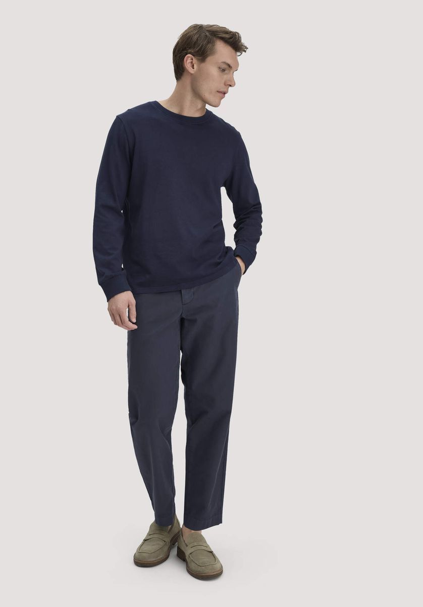 Langarmshirt aus Bio-Baumwolle im Relaxed Fit