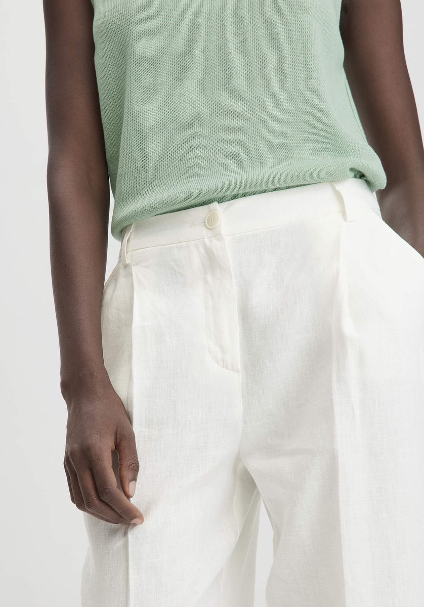Leinenhose mit entspannter Passform