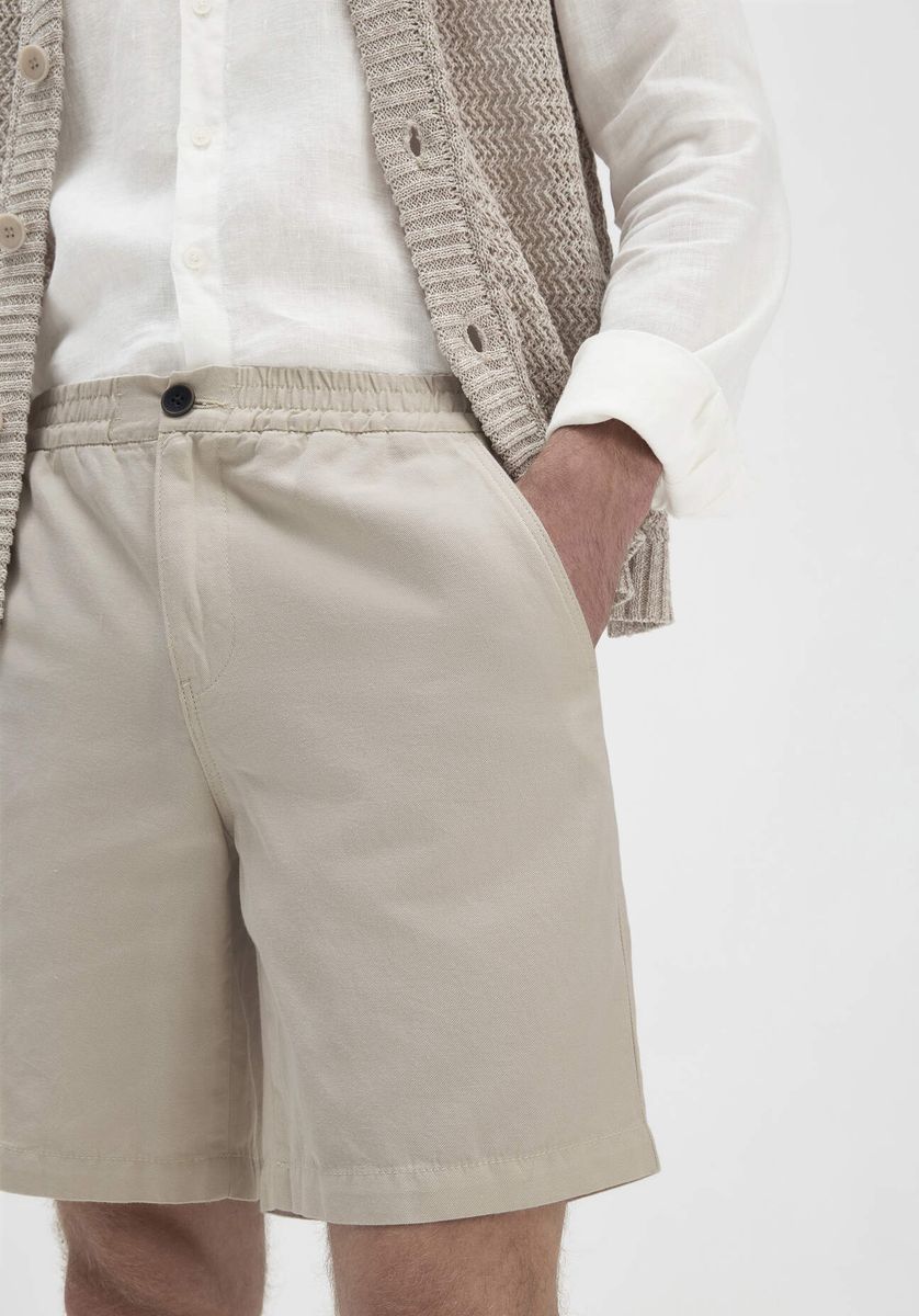 Lässige Shorts aus Leinenmischung