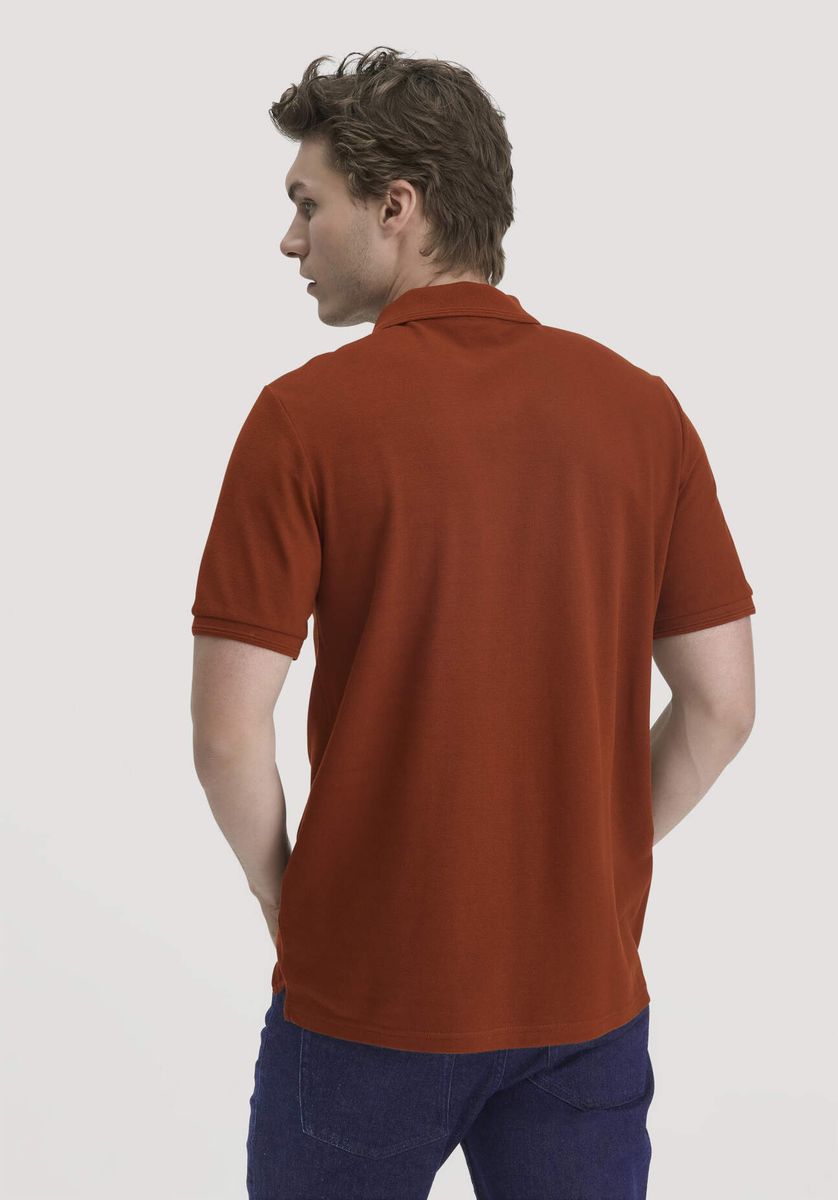 Klassisches Piqué-Polohemd aus Bio-Baumwolle