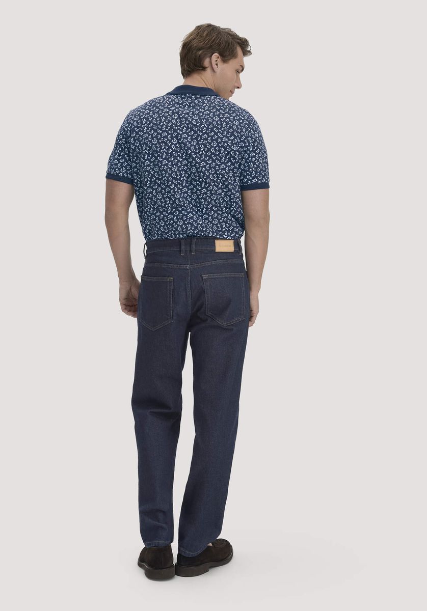 Relaxte, konisch zulaufende Bio-Denim Jeans