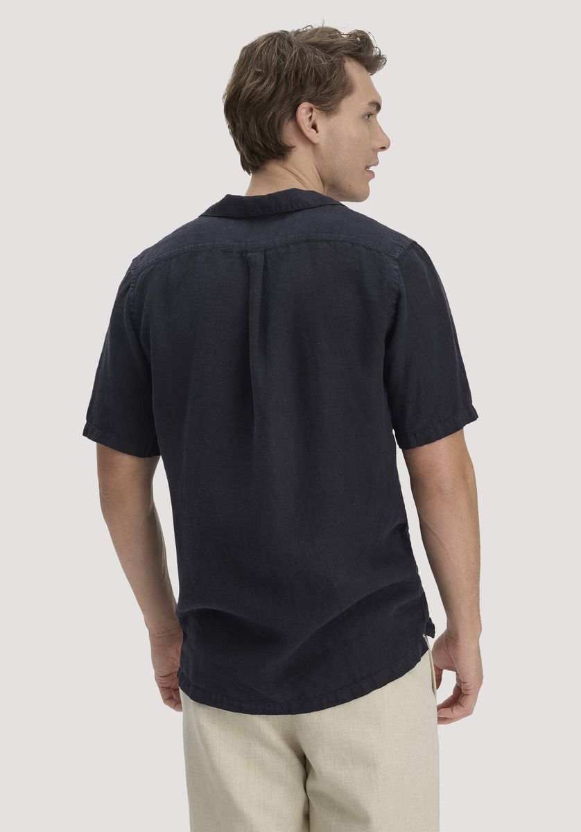 Leinen Resort Kurzarmhemd