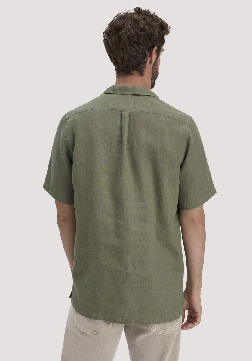 Lässiges Leinen Resort Hemd