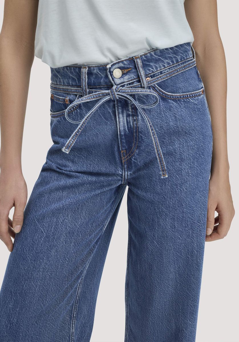 Weite Jeans aus Bio-Baumwolle