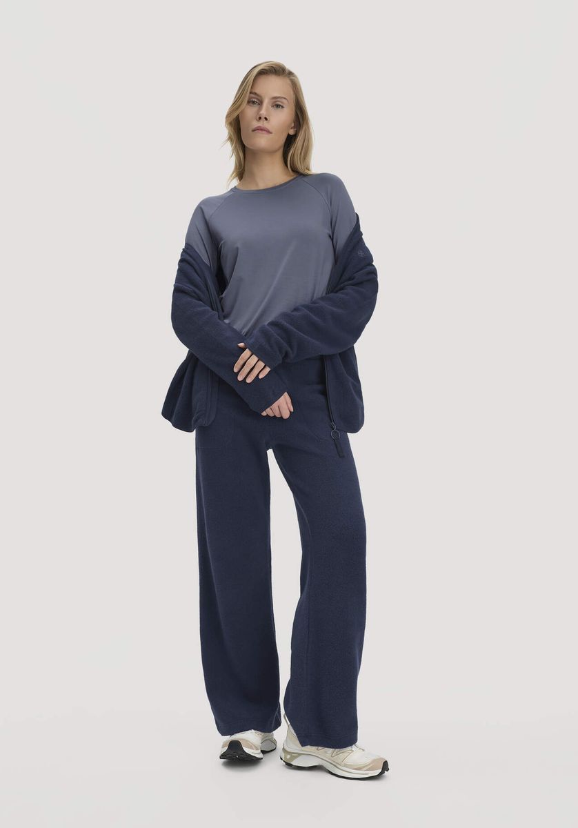 Fleece-Loungewear-Hose mit entspannter Passform